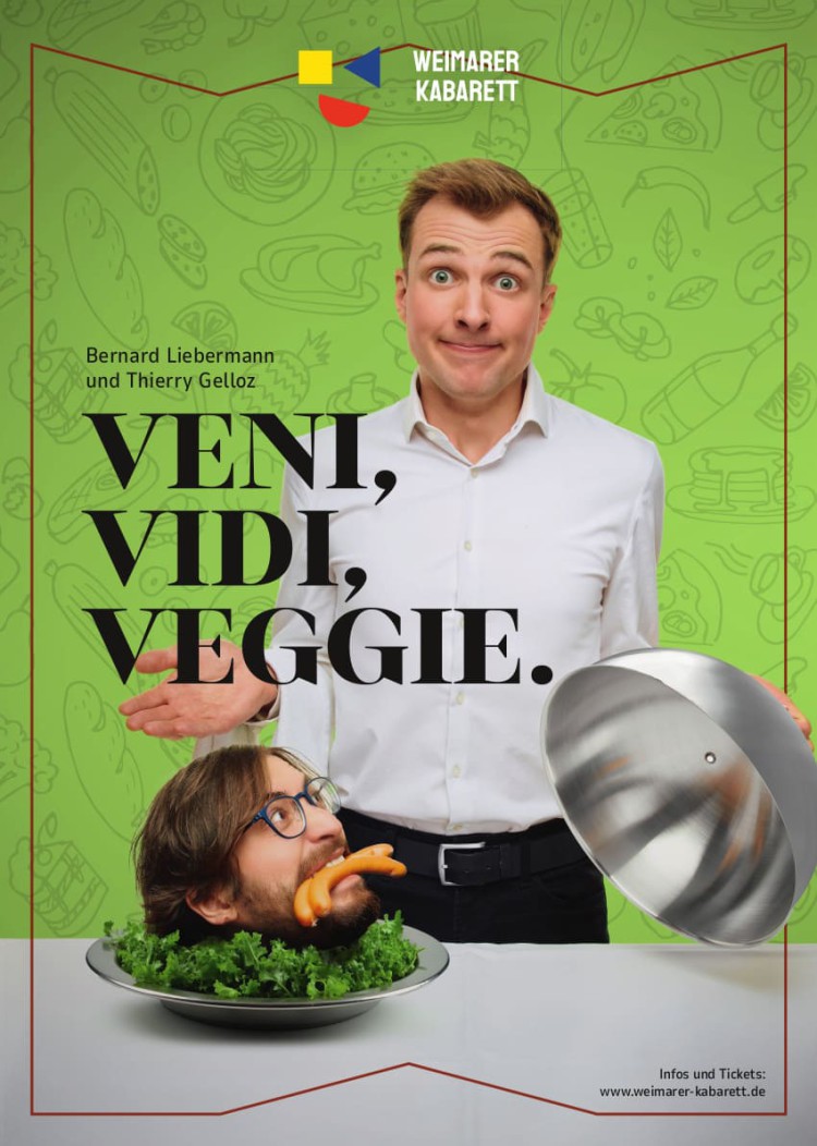 Programm-Plakat Veni, Vidi, Veggie